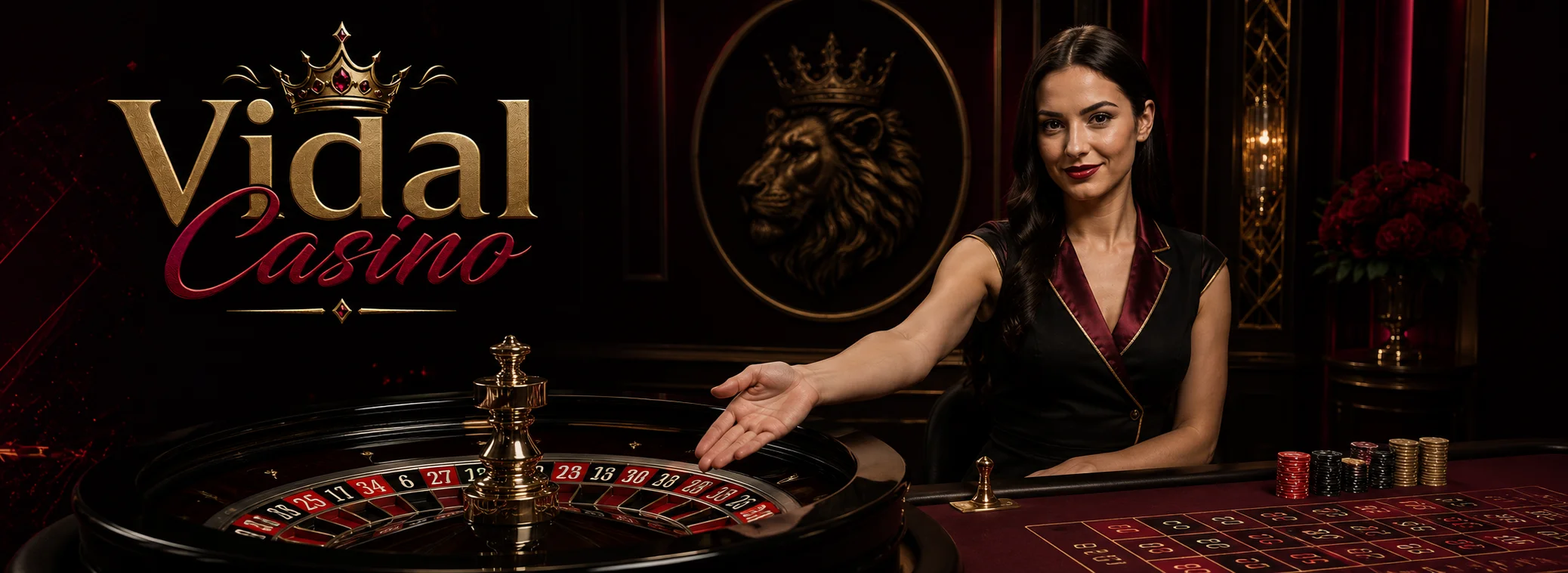 Mesas en vivo de Evolution en Vidal Casino, con crupieres en español y límites en pesos chilenos